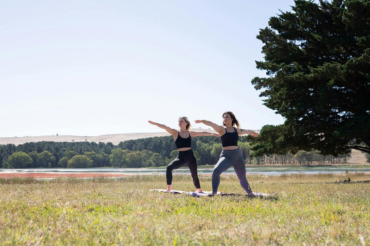 Yoga in nature on our retreats