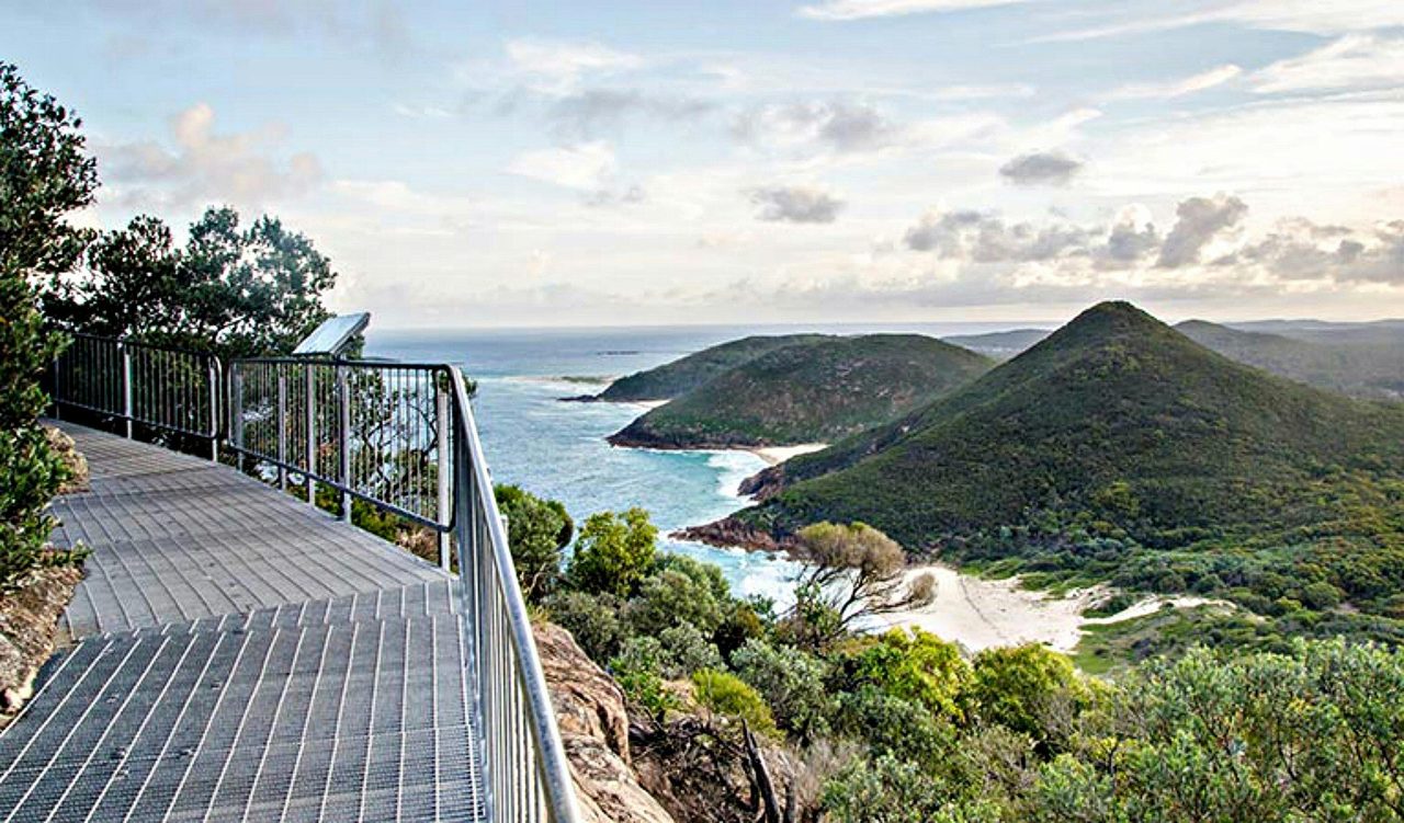 Coastal view from Tomaree Head Summit walk. Photo: John Spencer OEH