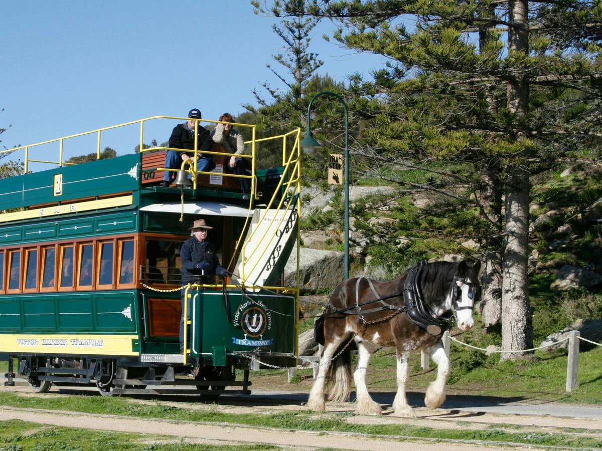 Horse Tram on Granite Island