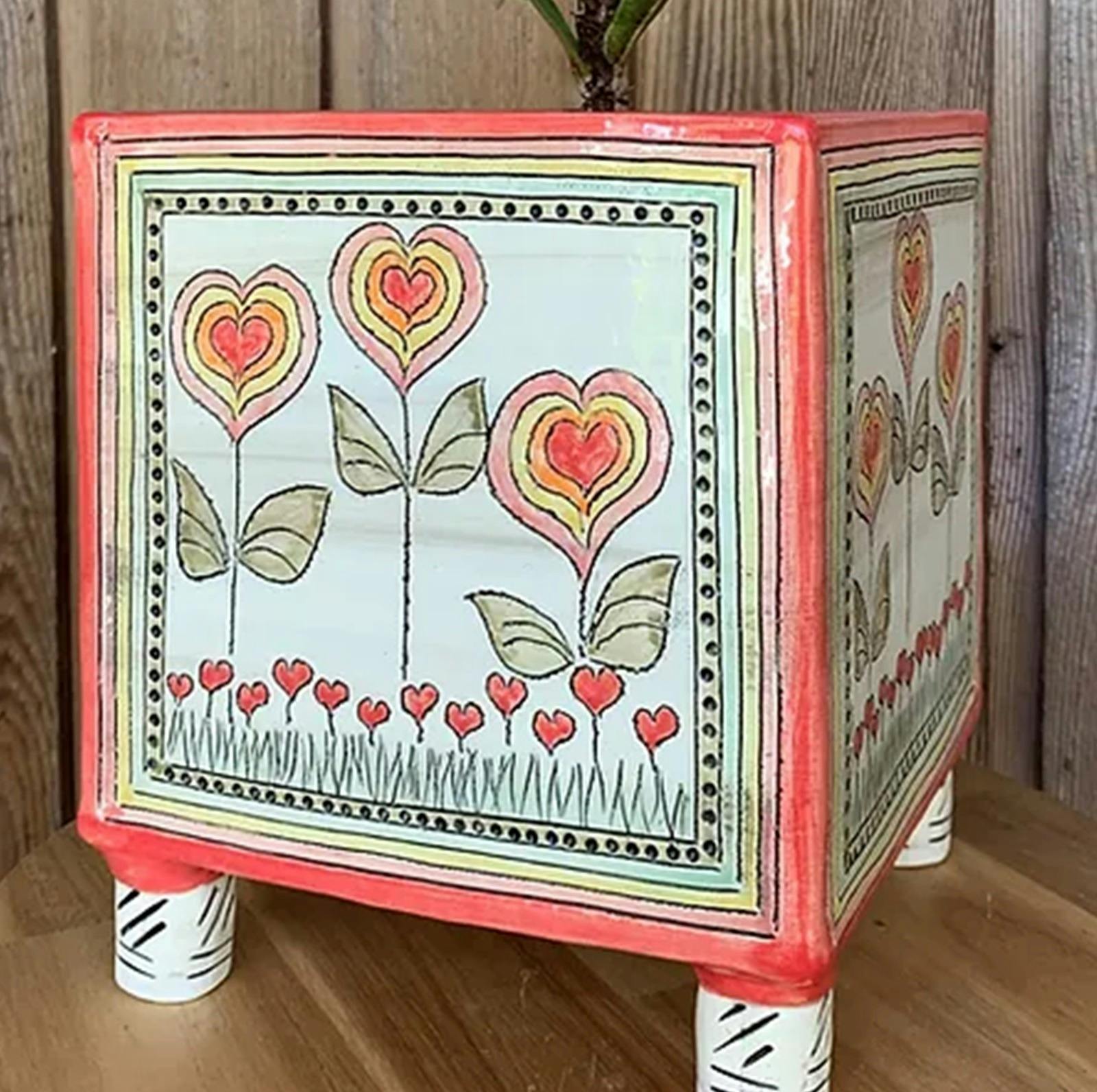 Bermagui Mudworks square pot