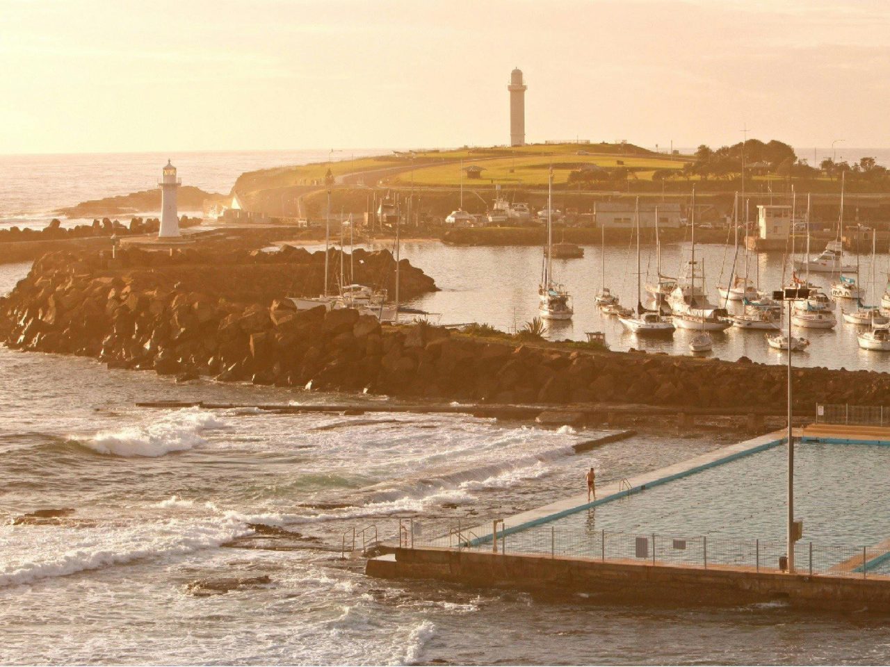 Lighthouse and Harbour