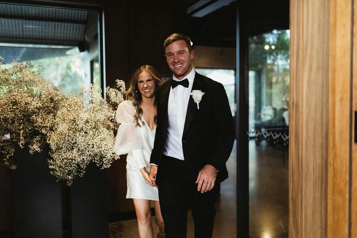 Bride and Groom distillery entrance