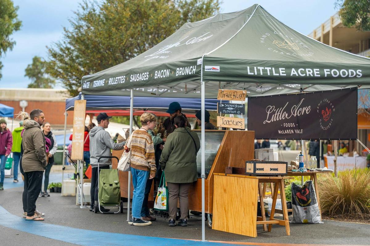 Breakfast in Willunga at Willunga Farmers Market