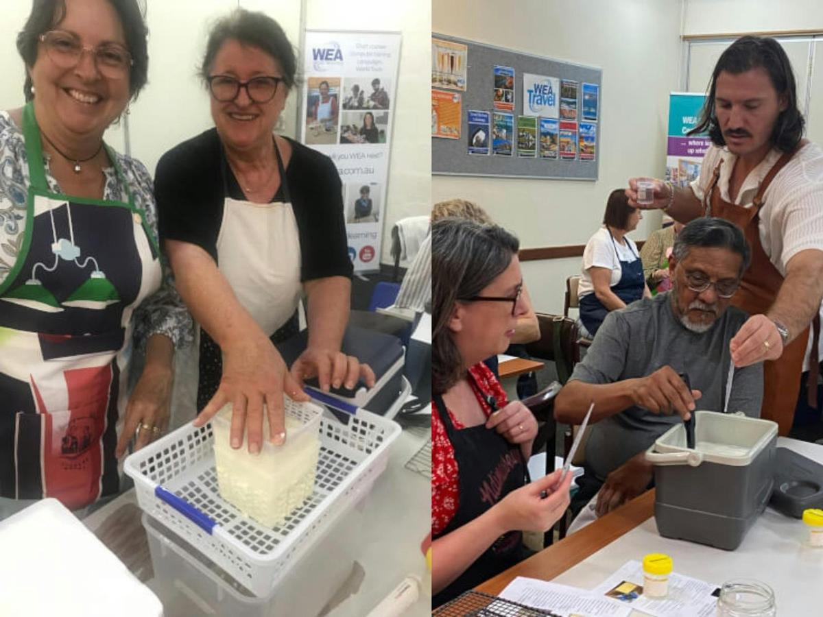 Cheesemaking with Woodside Cheese Wrights at the WEA