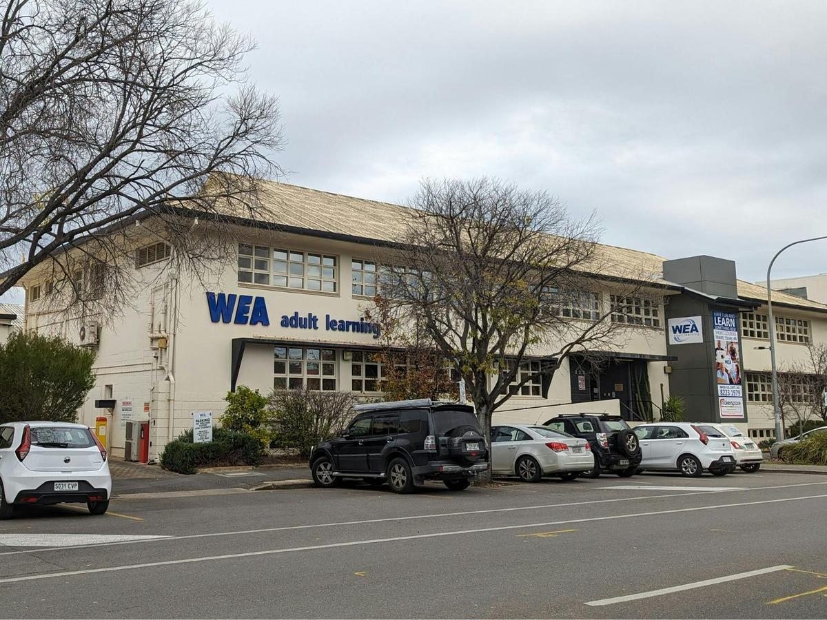 The WEA building at 223 Angas Street, Adelaide