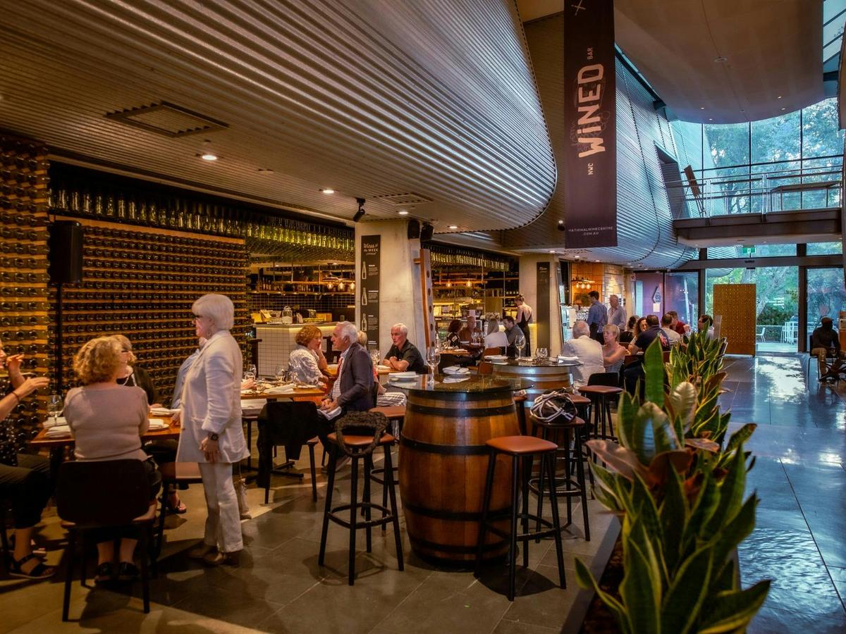 guests dining in Wined Bar