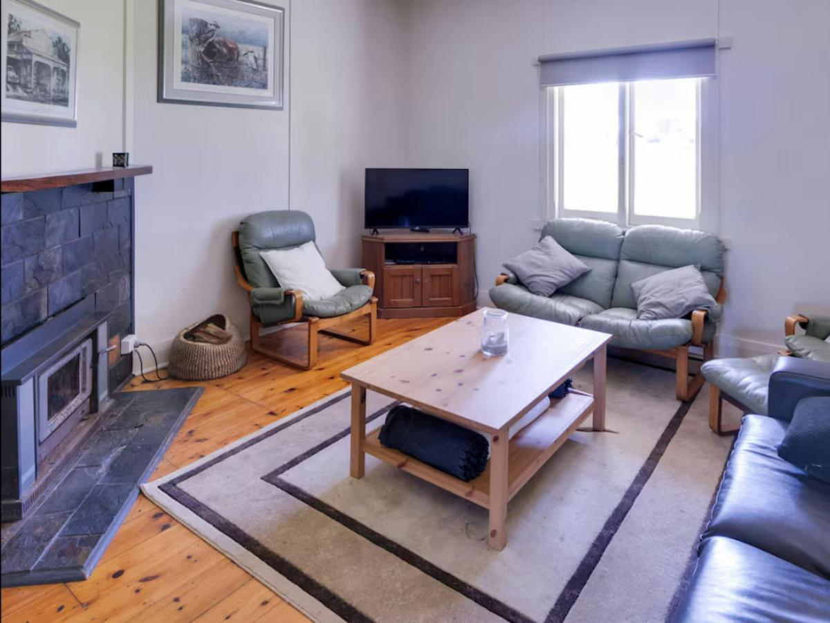 Cosy lounge with wood fire