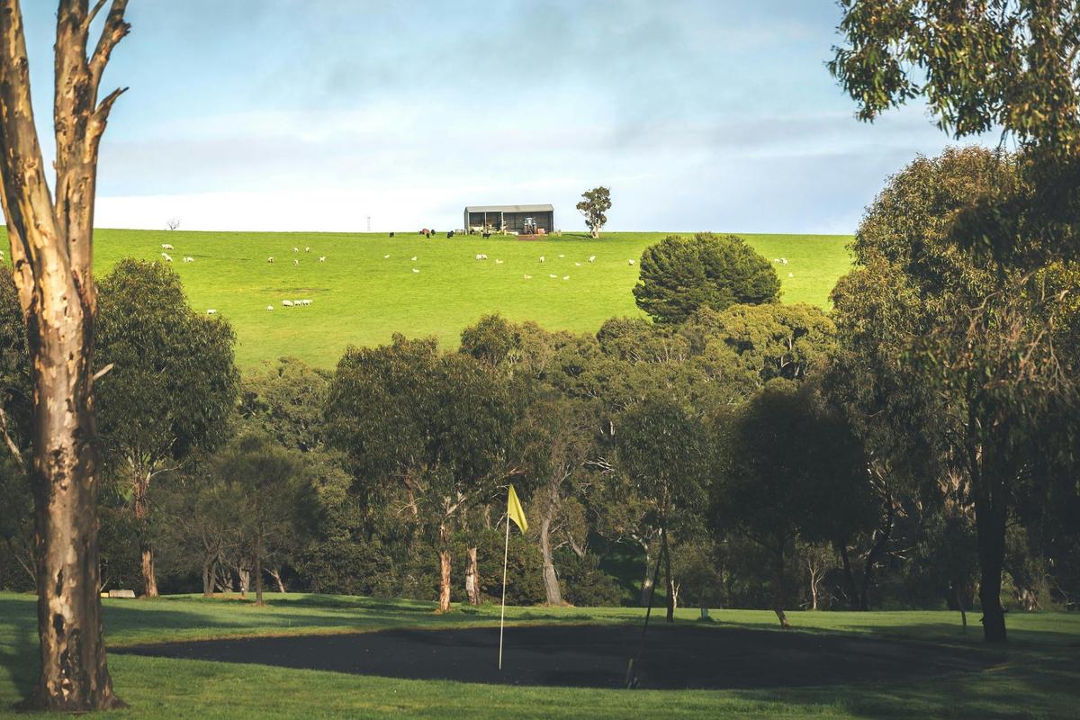 Overlooking a scrapes green - Yankalilla Golf Club
