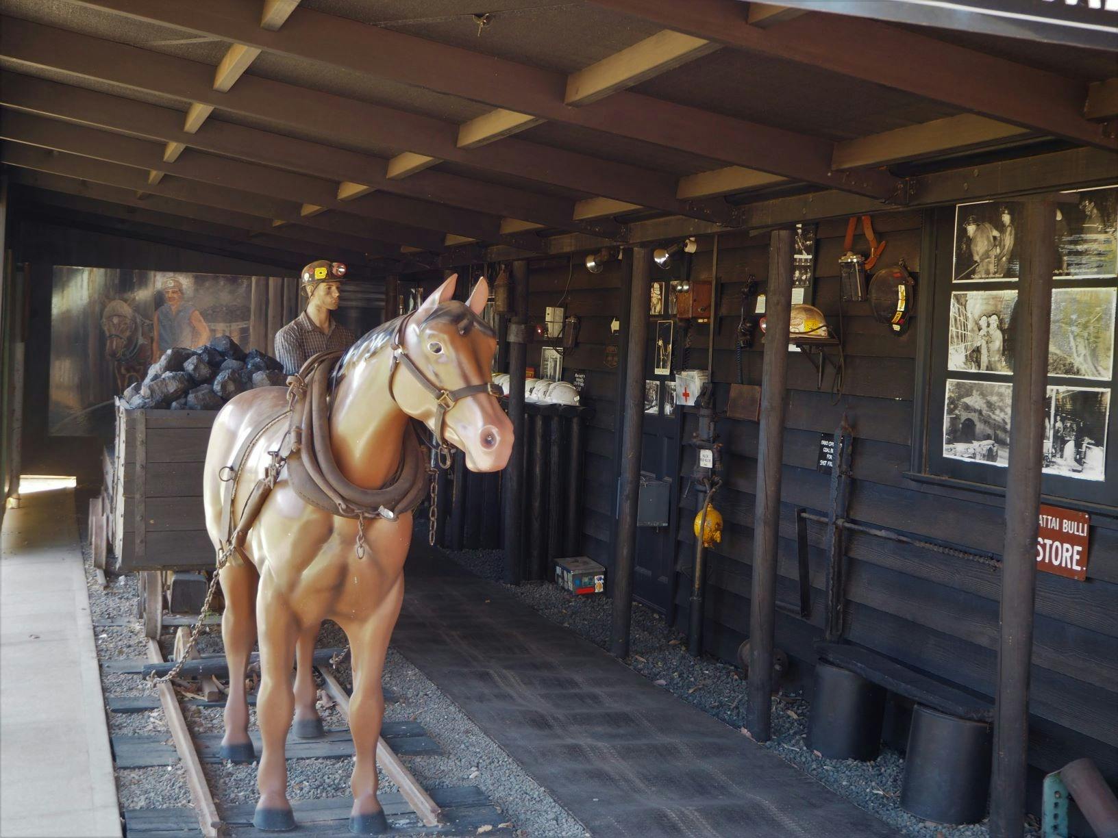 Pit Pony pully coal cart