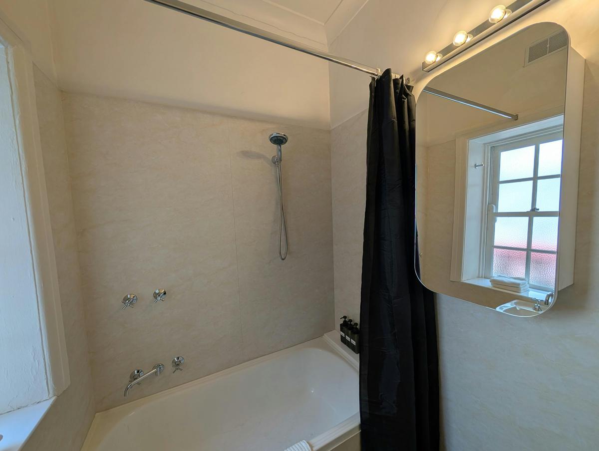 Bathroom shower and bath