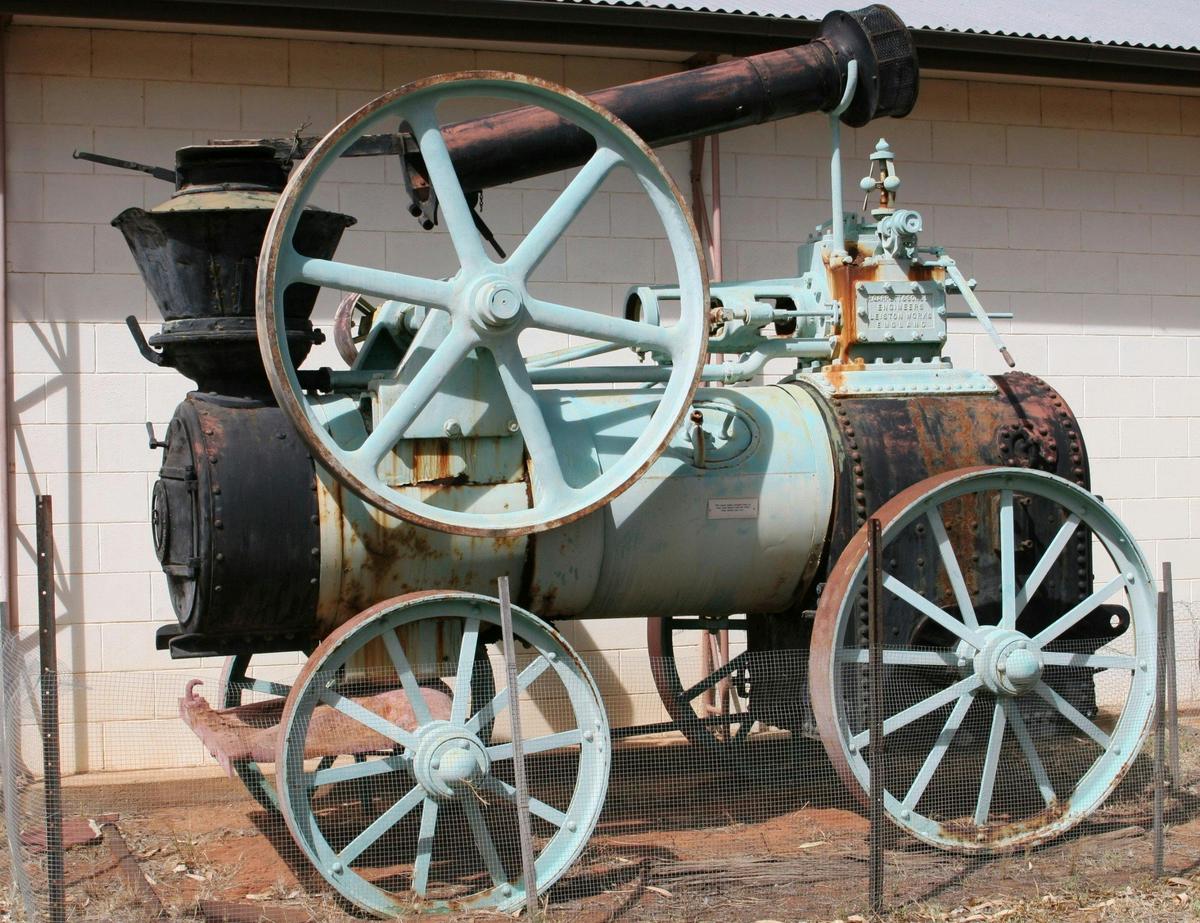 Part of machinery display