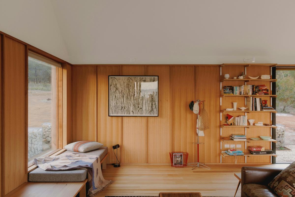 Thoughtful and stylish living with open fire - Hidden Spring Beach accommodation East Coast Tasmania
