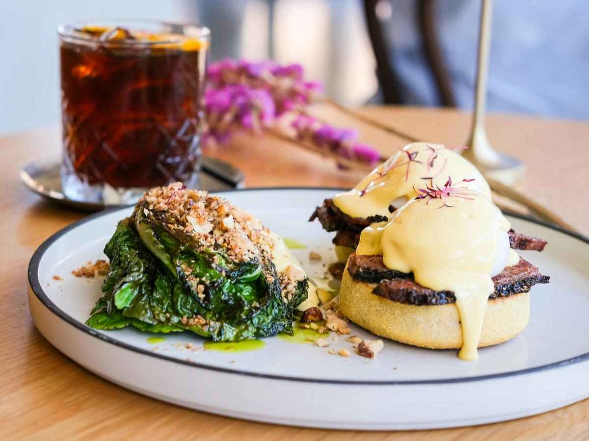 Pastrami Benny served at Common Room Co in Caulfield North, Melbourne.