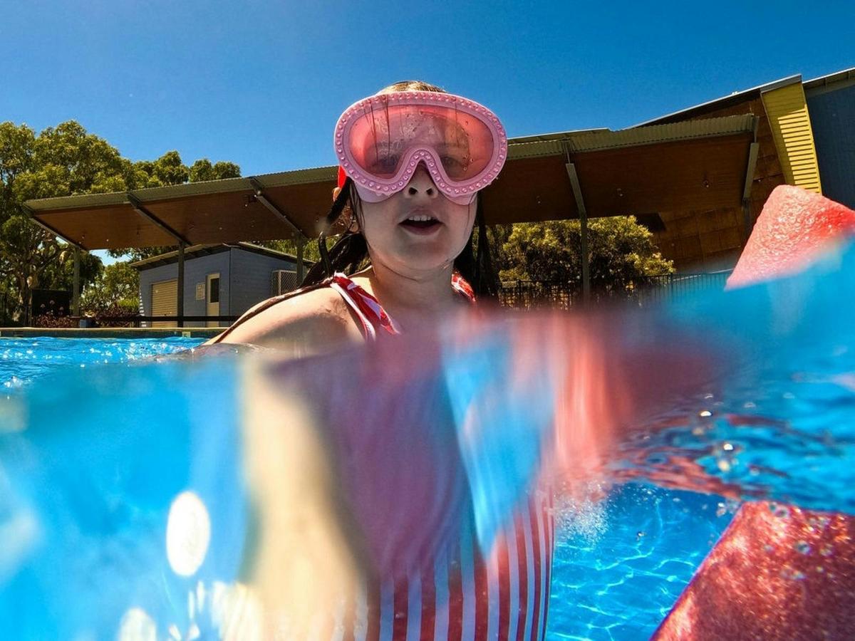 Little swimmers, big adventures at The Shores. Just add sunshine, snorkel mask & a pool full of fun