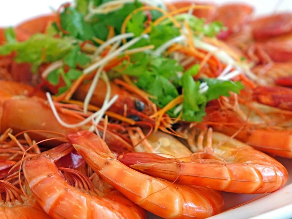 Prawns on Buffet