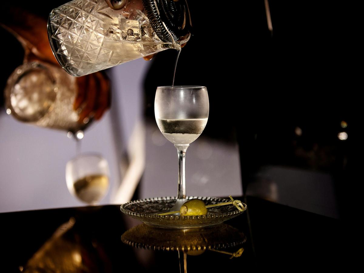 Martini at Bar Conexão