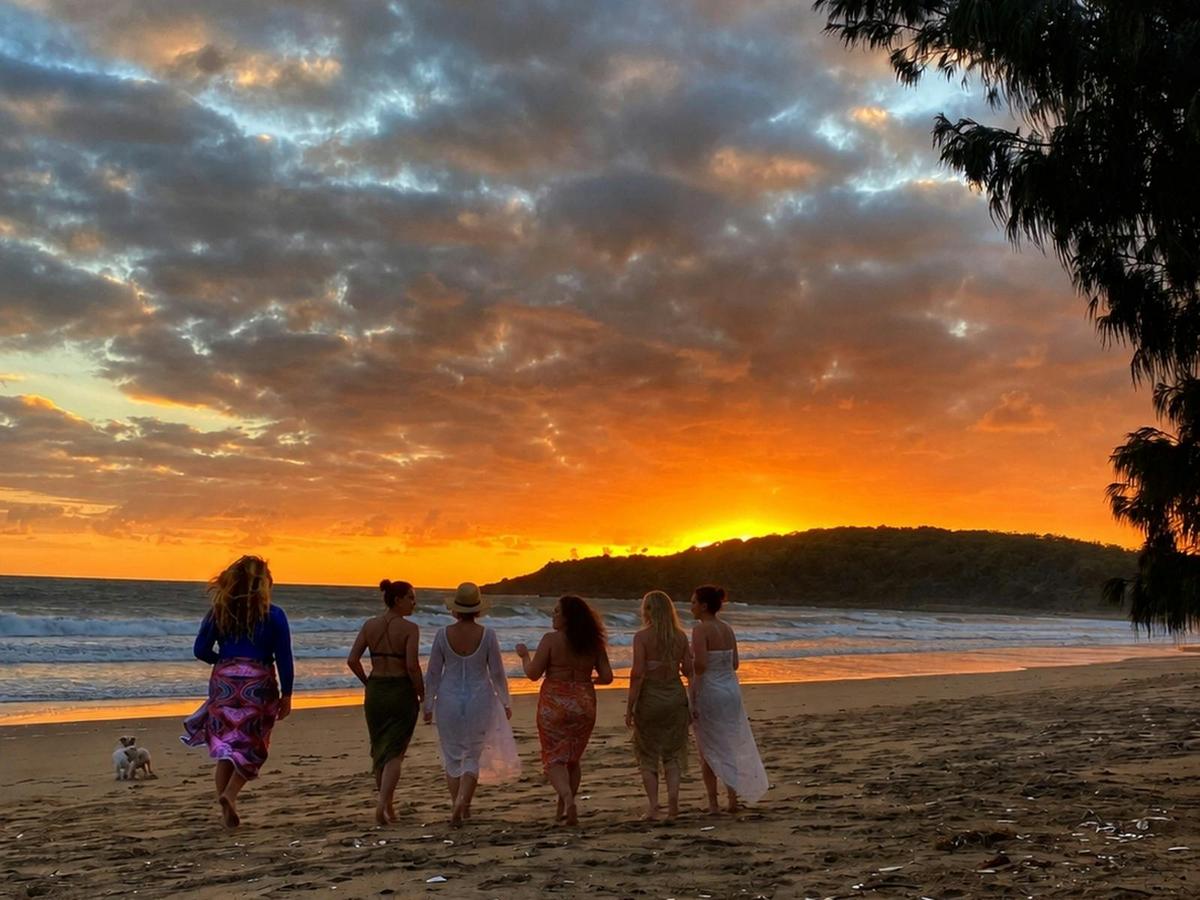 1770 4x4 TOURS sunrise beach rituals for wild women is a bonding and healthy start to the day