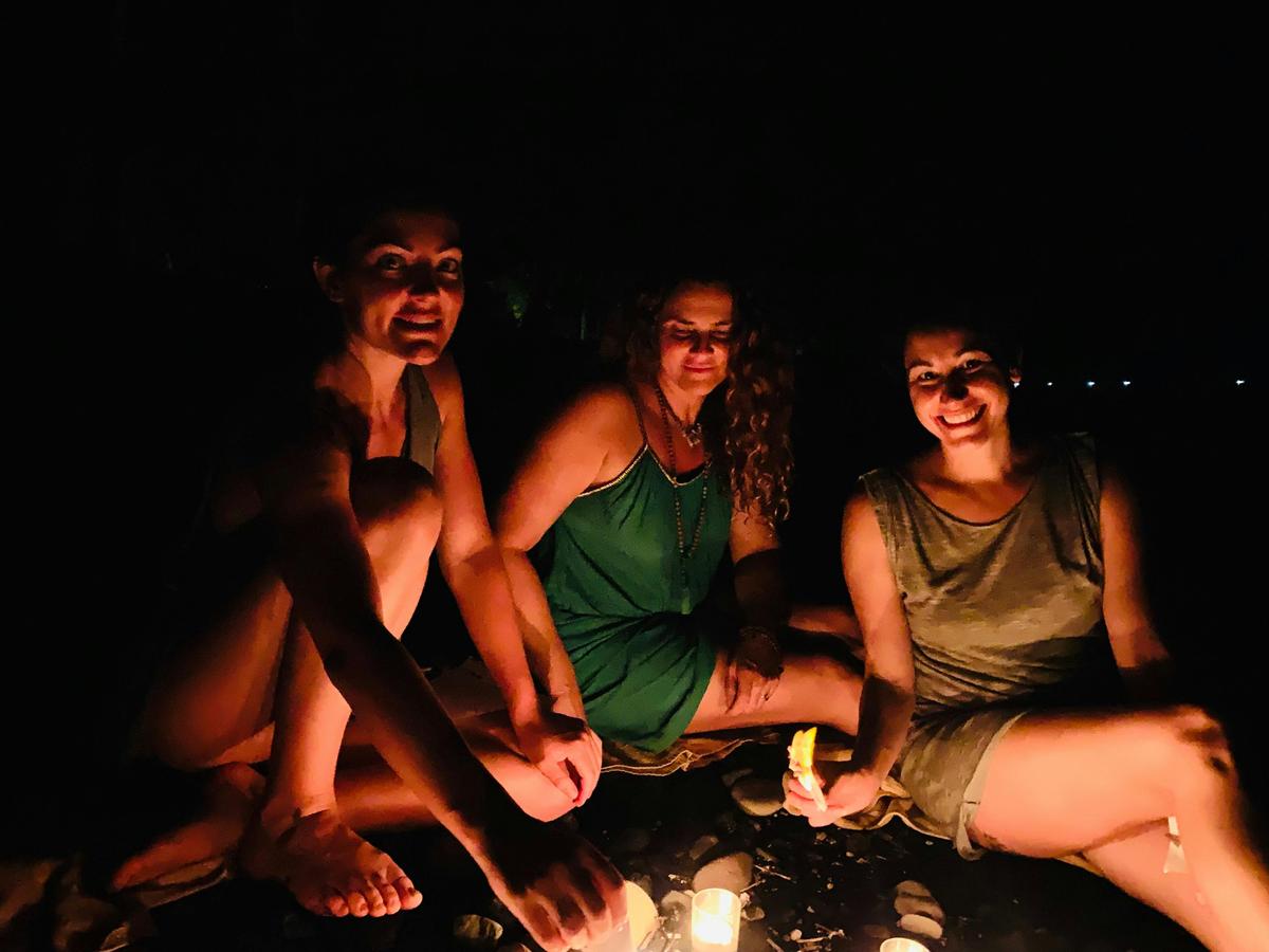 1770 4x4 TOURS fire ritual ceremony is a private tour for hens tours and spiritual groups