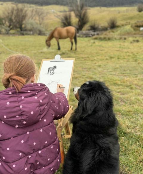 Art in the Pasture - School holiday drawing workshop