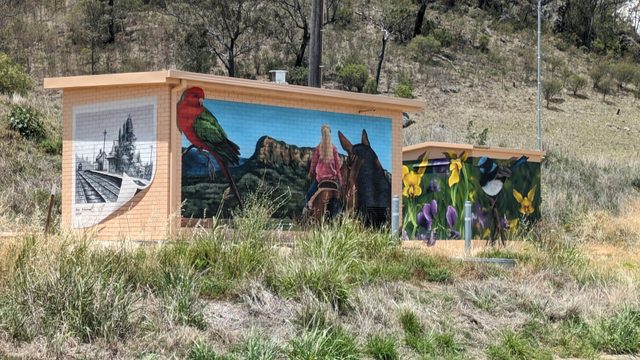 Wingen Signal Station Mural