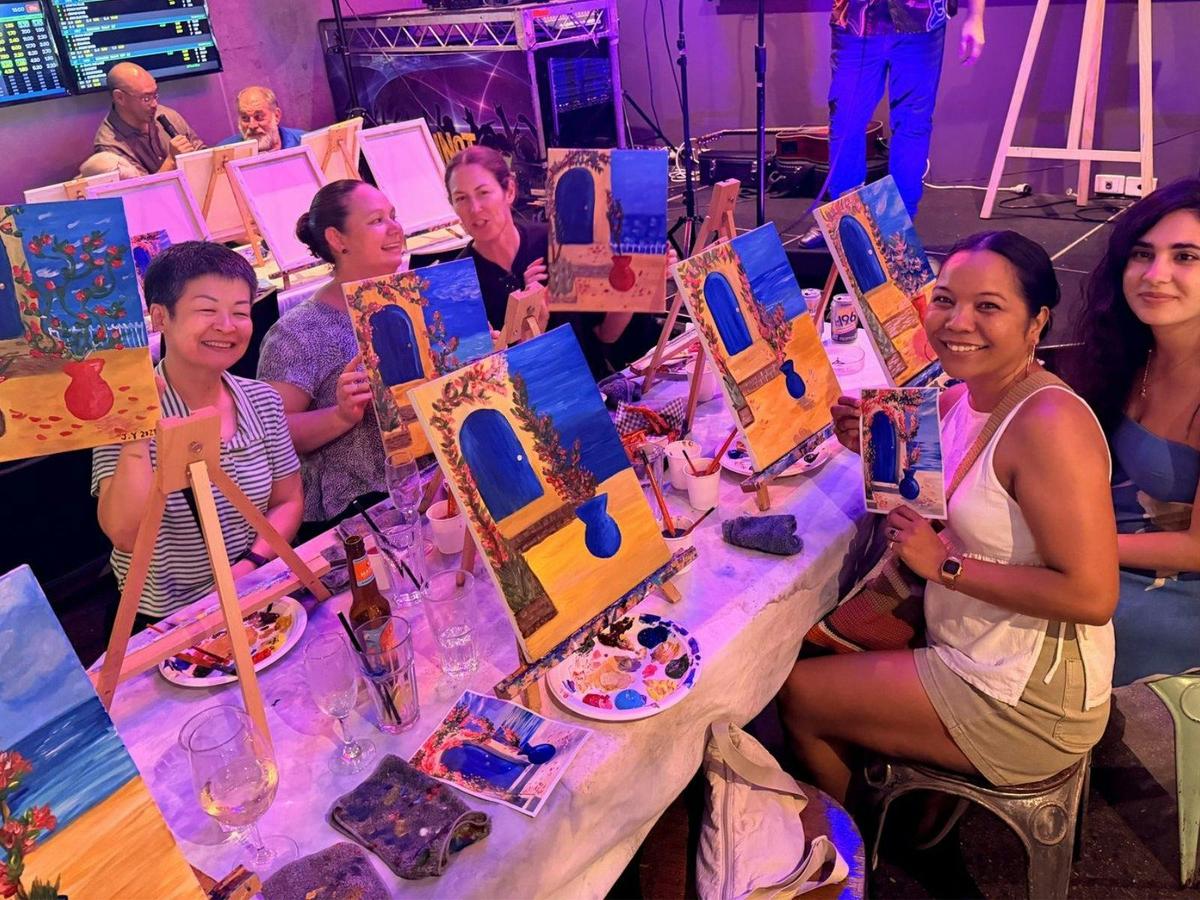 Dancing Queens and Disco Dreams ABBA Paint and Sip Port Macquarie