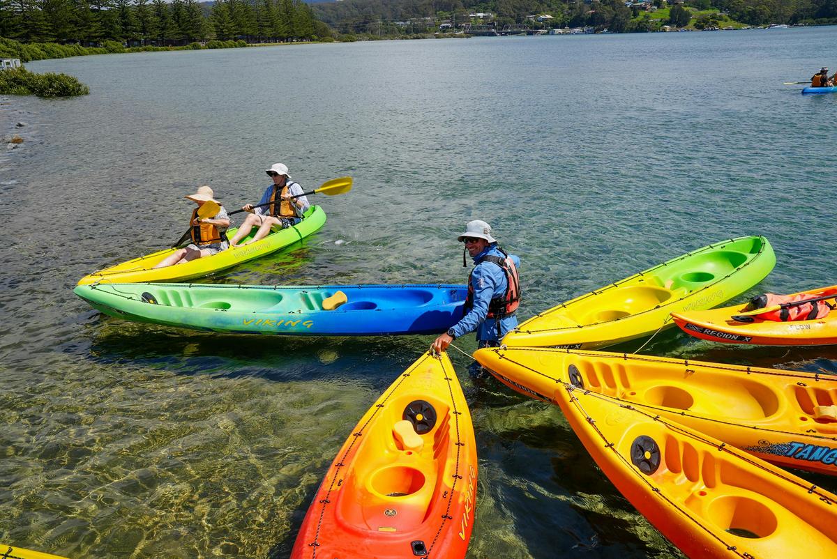 Guided kayak fun