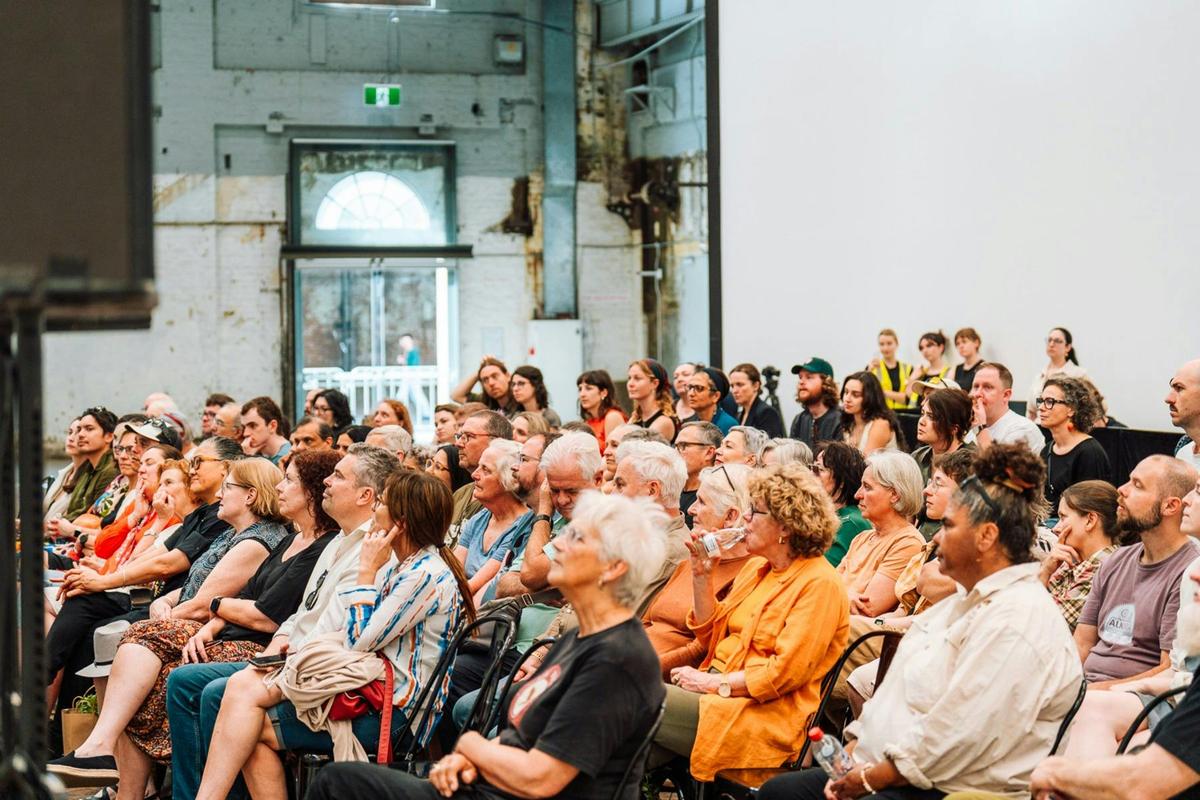 Audience of Cooking demo