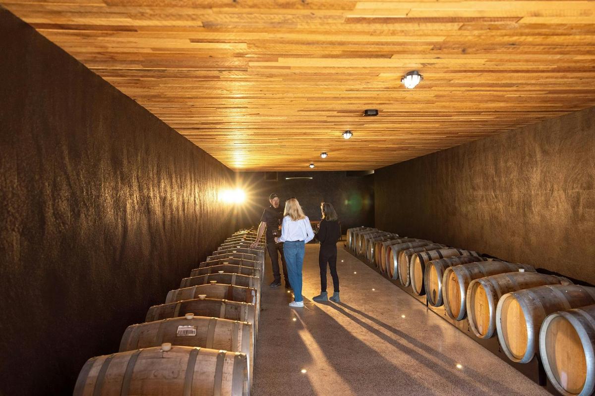 Carved from solid granite, Meteora is home to Queensland's first Wine Cave.
