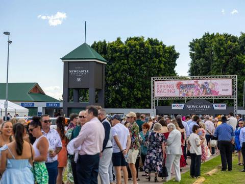 Ladies Day at Newcastle Racecourse