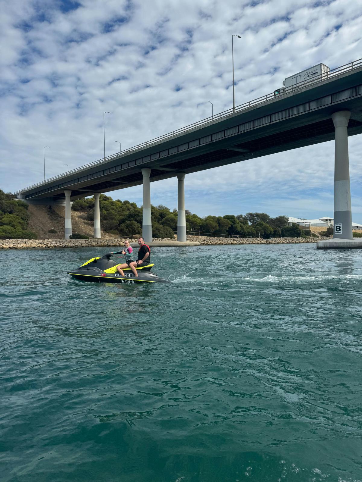 First time on the Jet Ski !