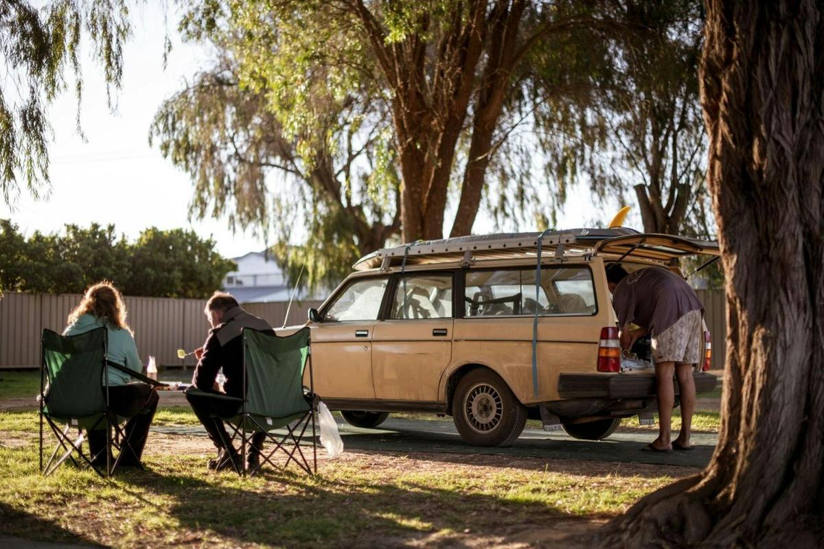 Relaxing campsites with ample shade and sunshine.