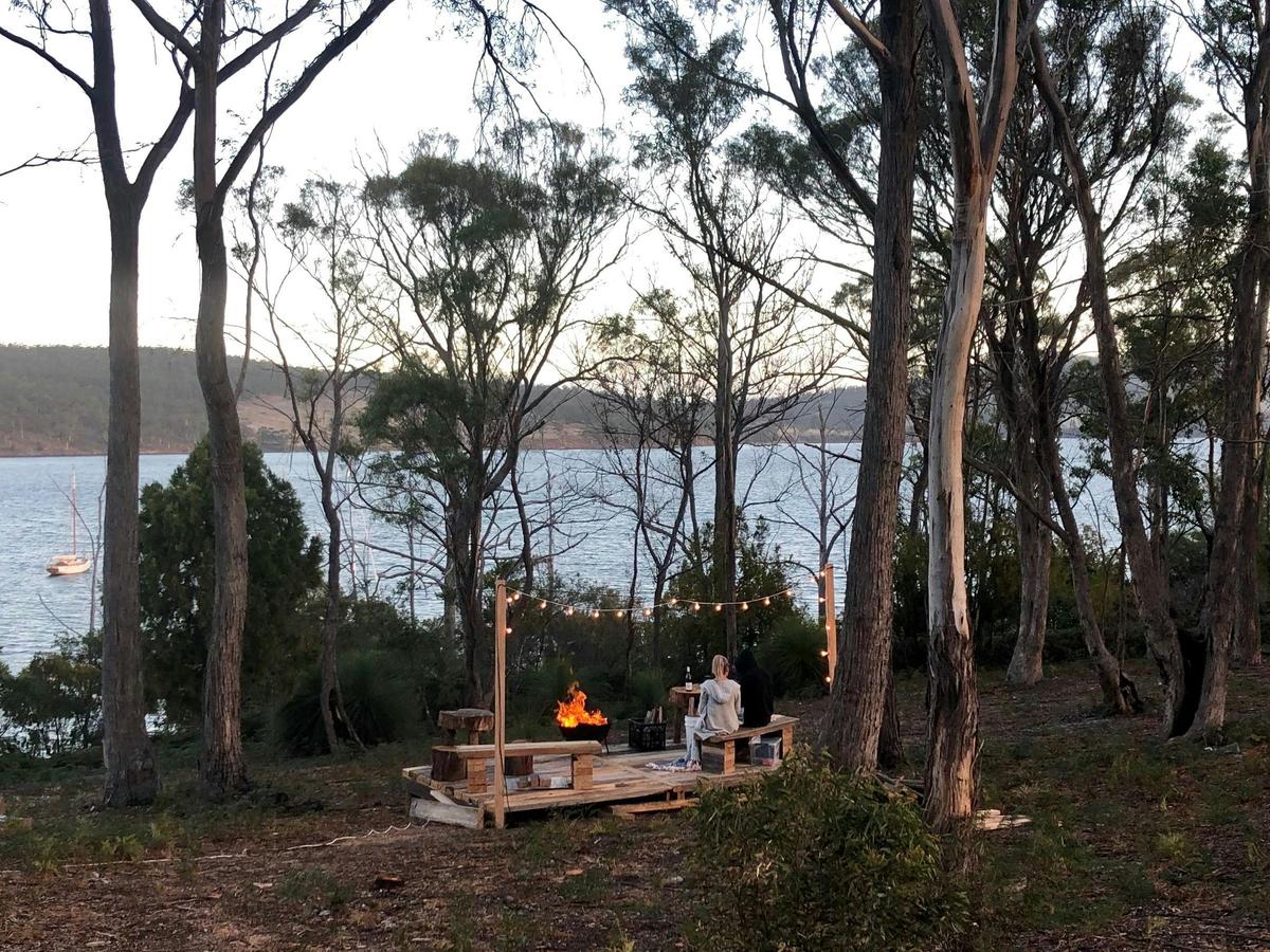 Sundowners at the Fire Pit