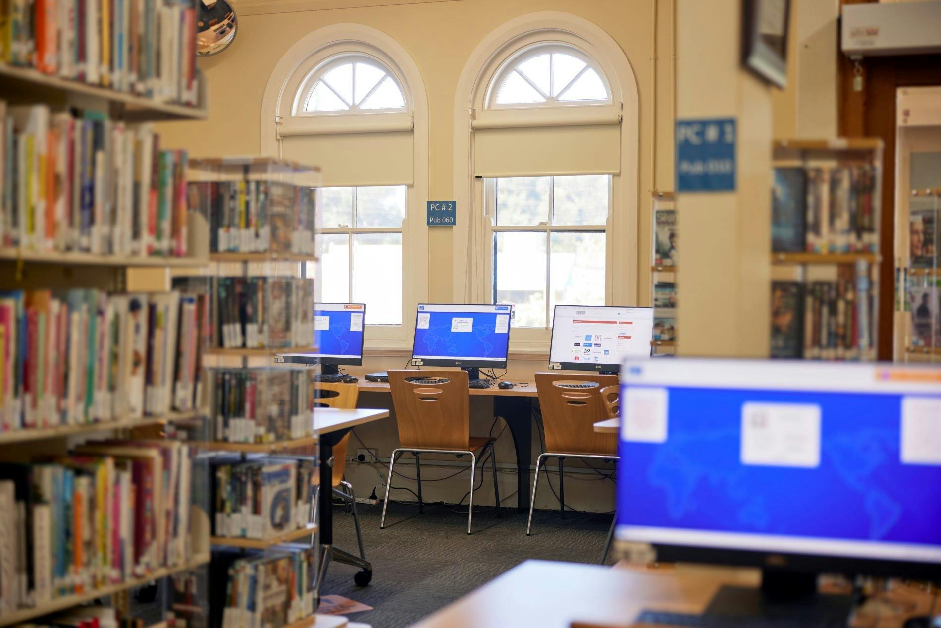 Digital resources and free wifi available.