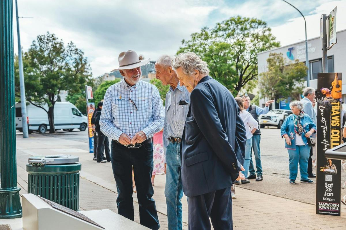 Tamworth Country Music Capital Founding Fathers Bronze Plaque