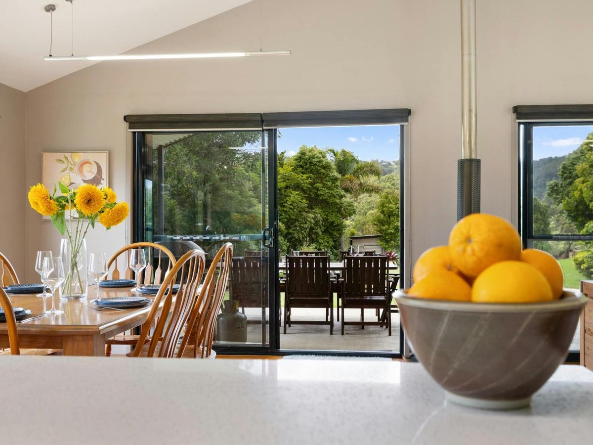 Open plan living and kitchen area