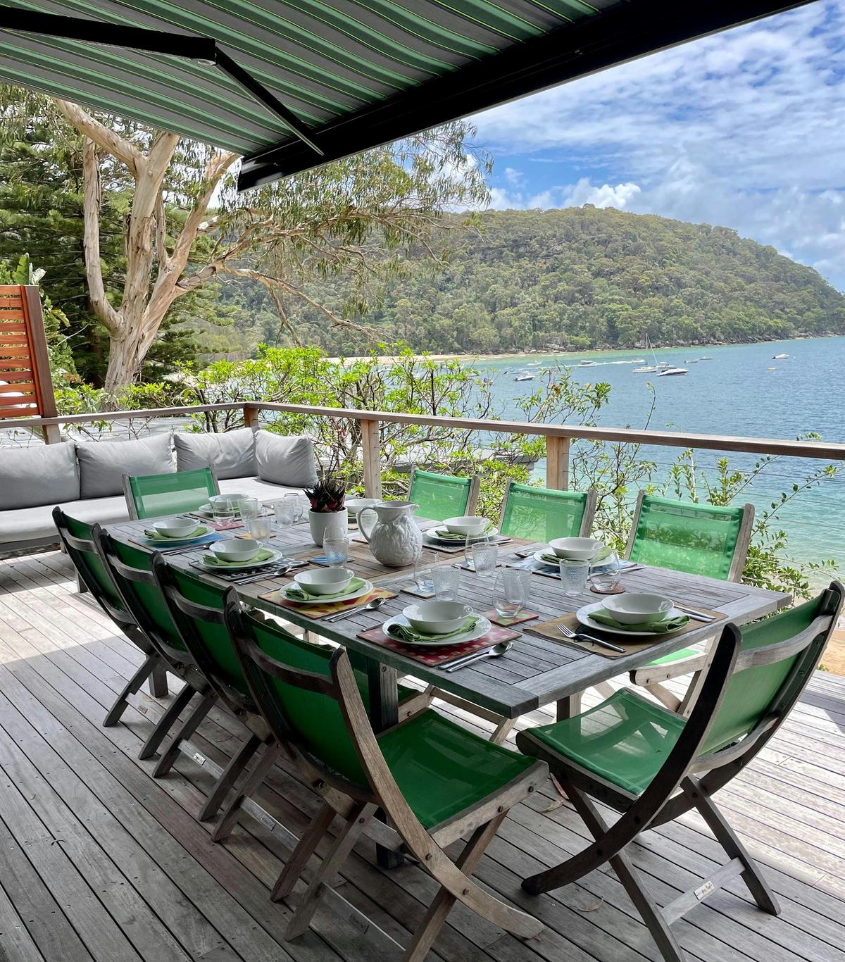 Spectacular deck for a long lunch