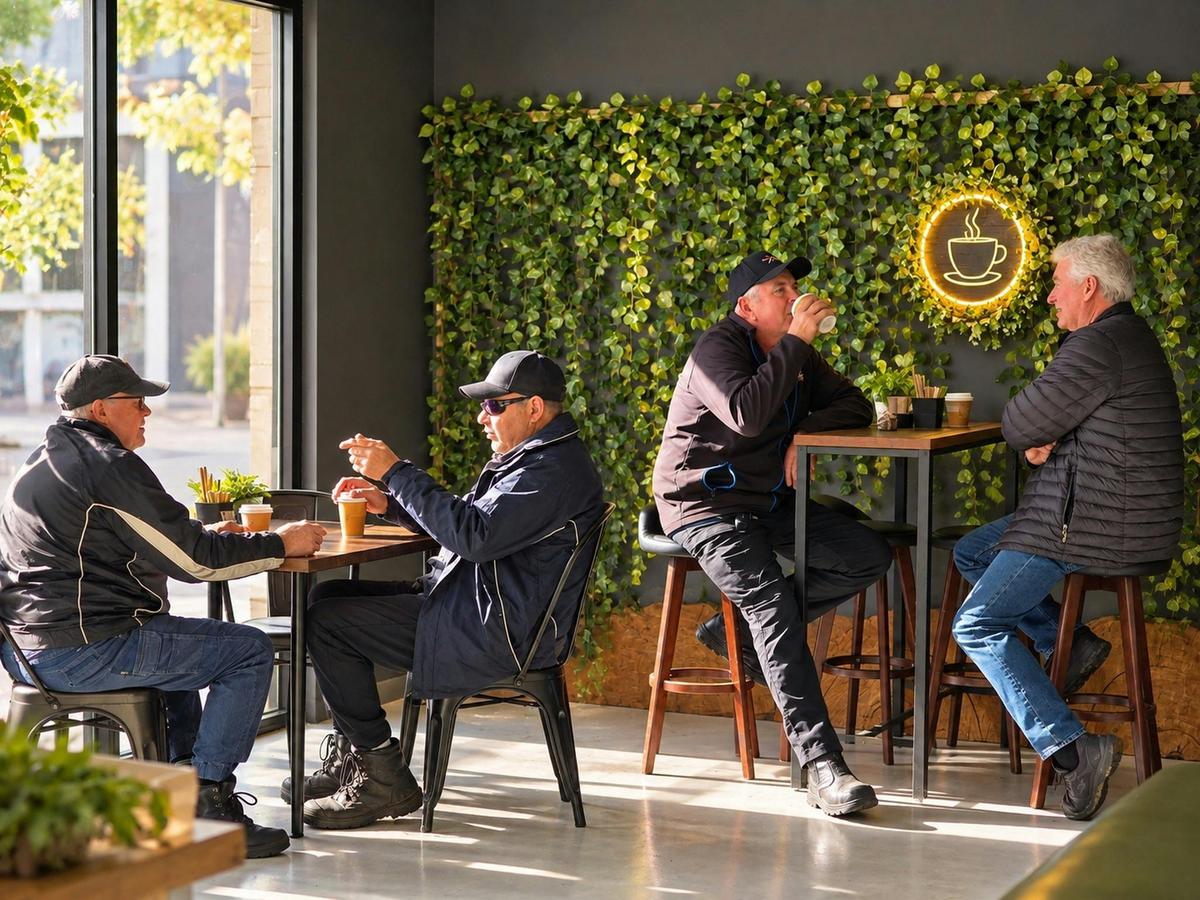 Pop in for coffee, a chat or a relaxed break at The Coven Bx Candle Café.