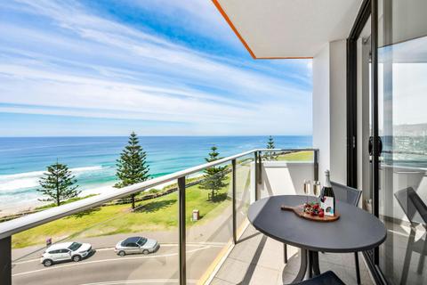 Panorama on Newcastle Beach