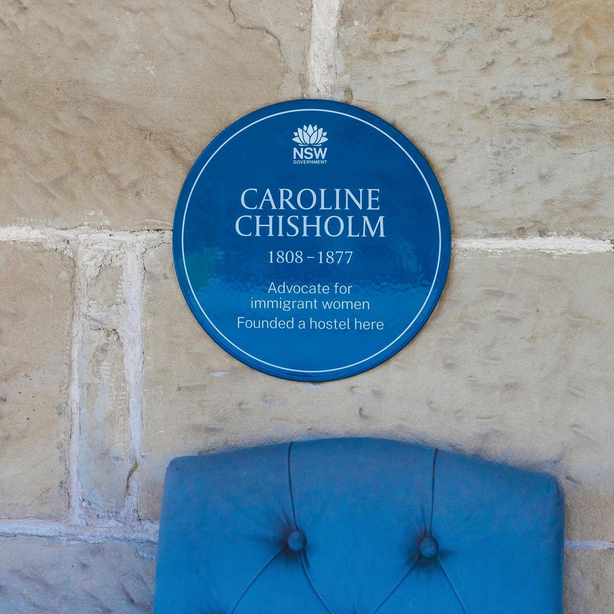 Caroline Chisholm Blue Plaque