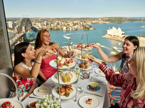 Pink Spring High Tea, Shangri-La Sydney