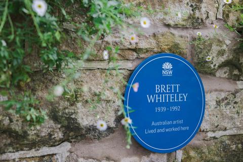 Brett Whiteley Blue Plaque