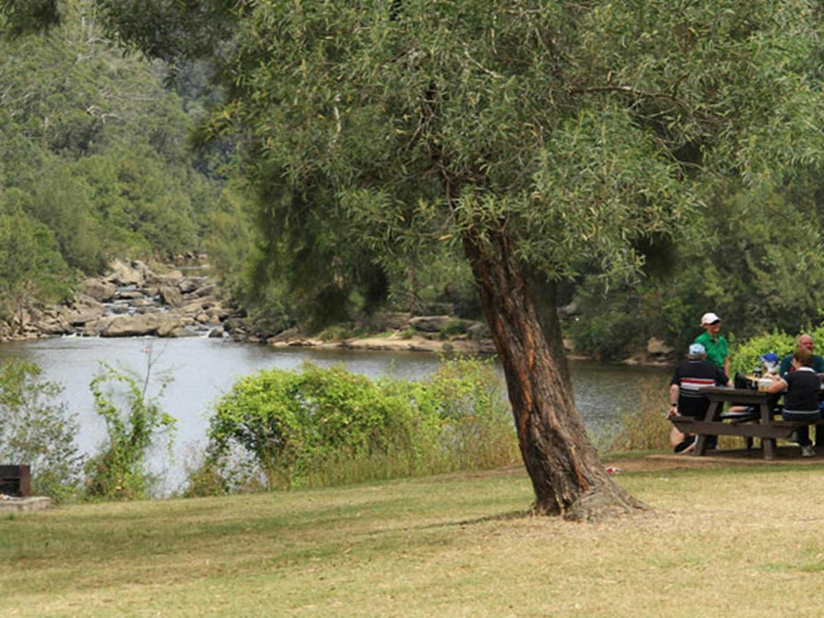 Picnic area next to the water in Bents Basin State Conservation Area. Photo: John Yurasek &copy; OEH