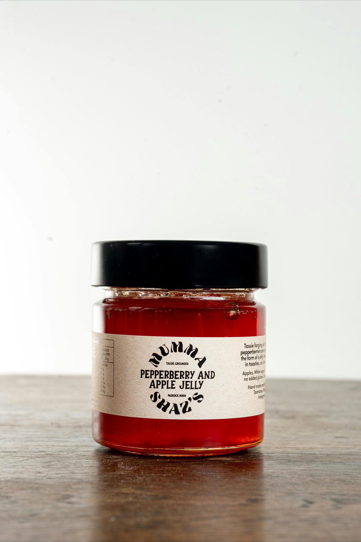 Apple and pepperberry jelly