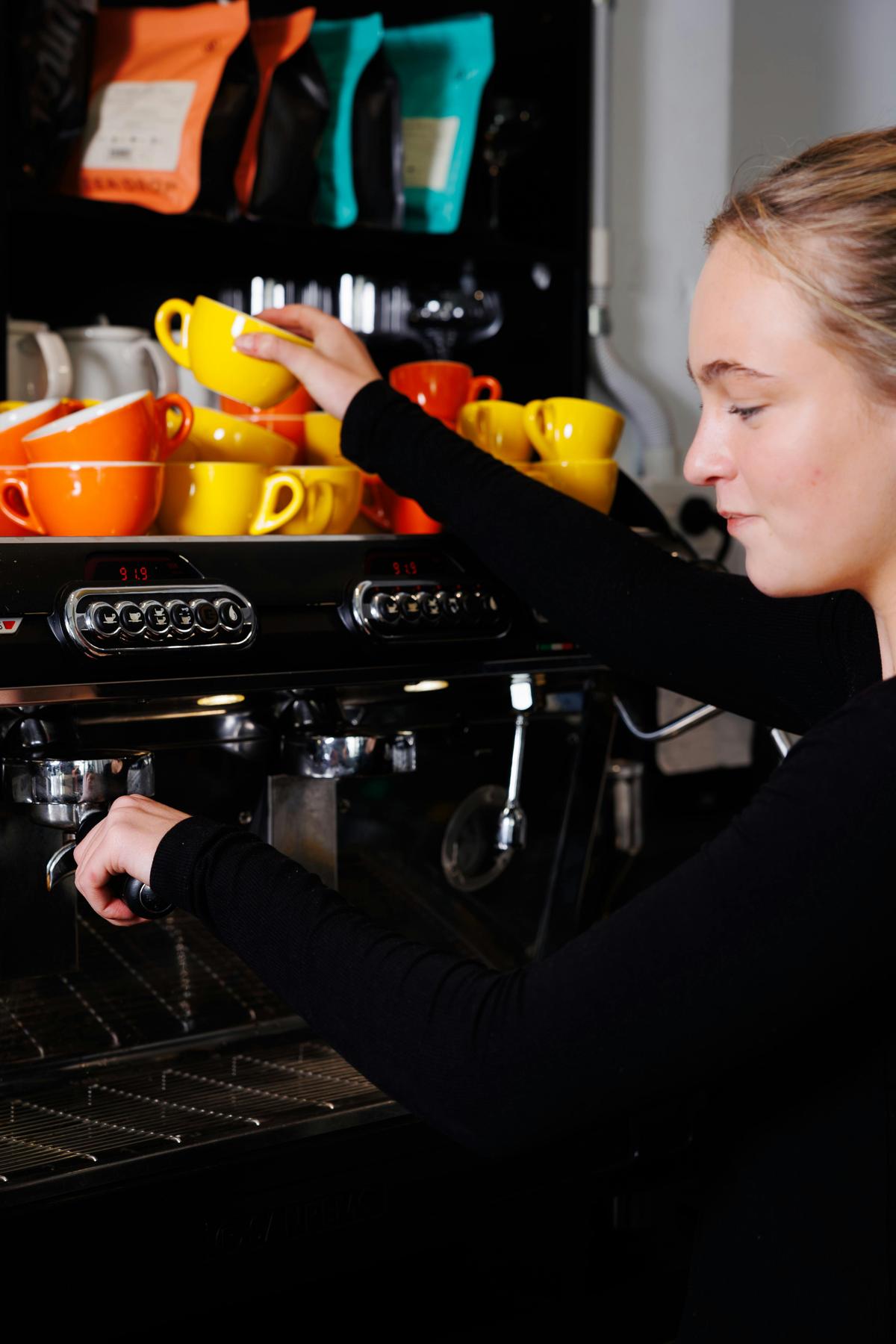 Complete your Italian dining experience with a freshly made coffee.