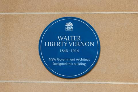 Walter Liberty Vernon Blue Plaque