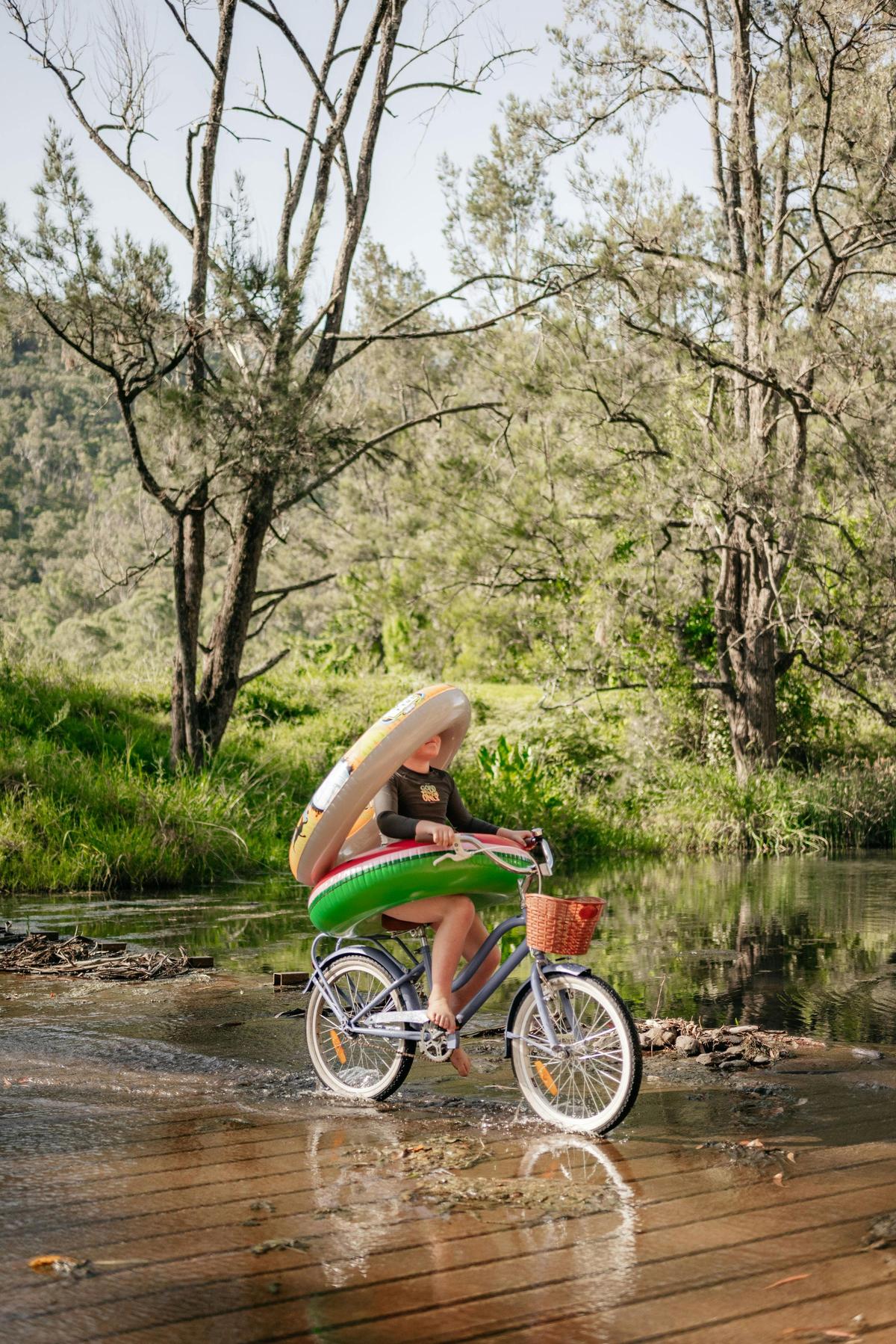 Adventure is never far away at Goomburra Getaway. Kids can ride, splash and explore along the creek,