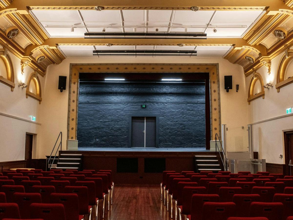 Deniliquin Town Hall stage
