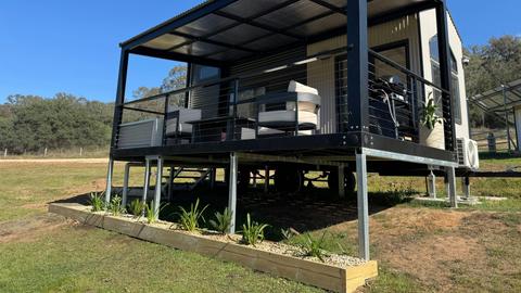Toby’s Creekside Tiny Home at Loders Hill