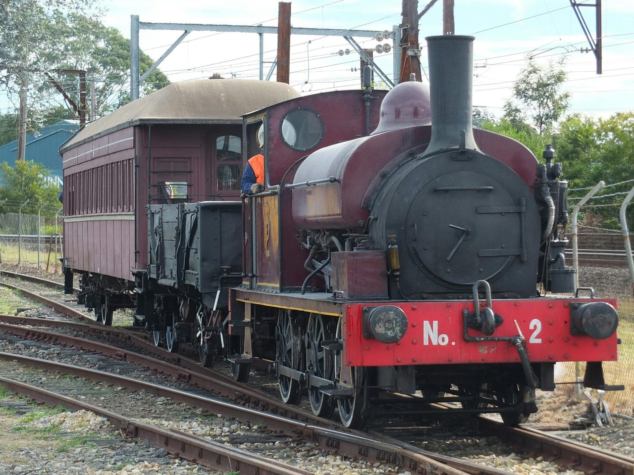 Valley Heights Mixed train with 'Stevo' the tank engine