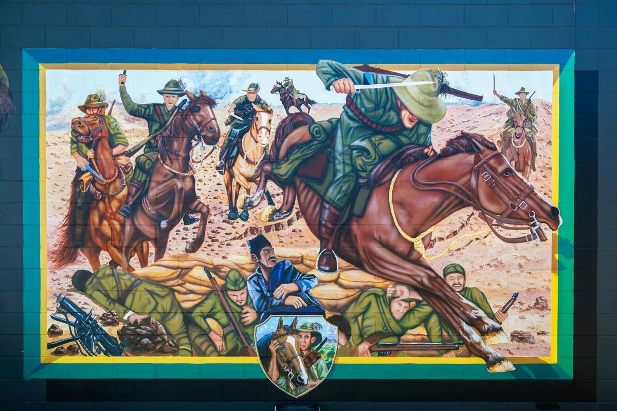 Experience Somerset - Esk RSL Military Museum - Mural